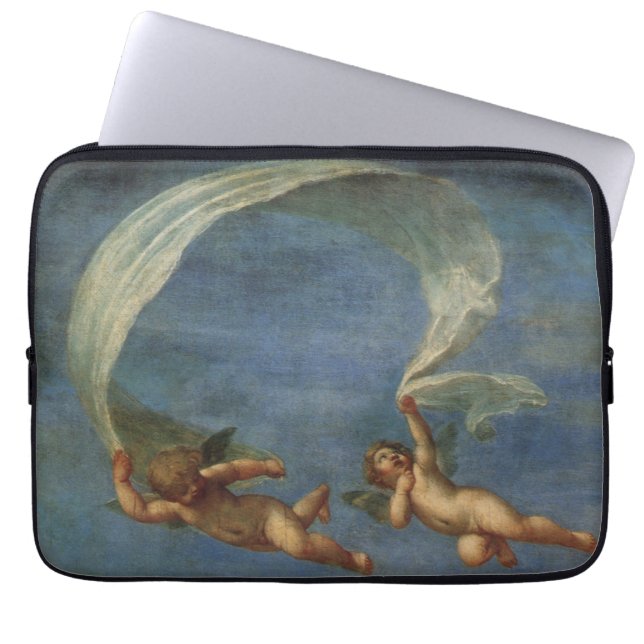 Angels Detail from Adonis Led by Cupids by Albani Laptop Sleeve (Front)