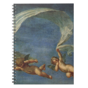 Angels Detail from Adonis Led by Cupids by Albani Notebook