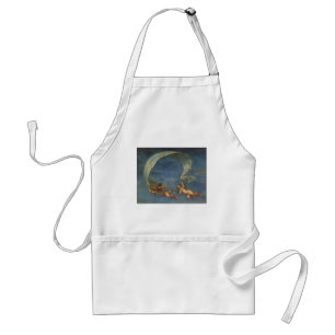 Angels Detail from Adonis Led by Cupids by Albani Standard Apron