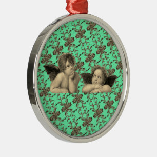 Angels Engel - Engelsputten - Raphael - Raffael Metal Ornament