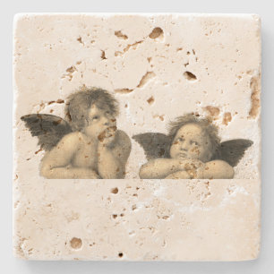 Angels Engel - Madonna Sixtina - Raphael - Raffael Stone Coaster