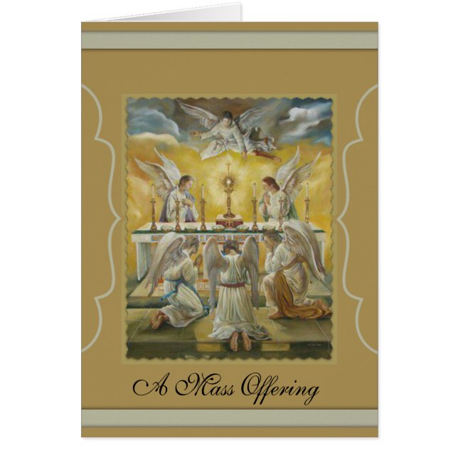 Angels Eucharist Adoration Altar Monstrance (Front)