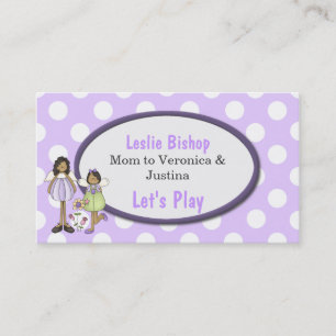 Angels / Fairies Custom Mummy Play Date Card