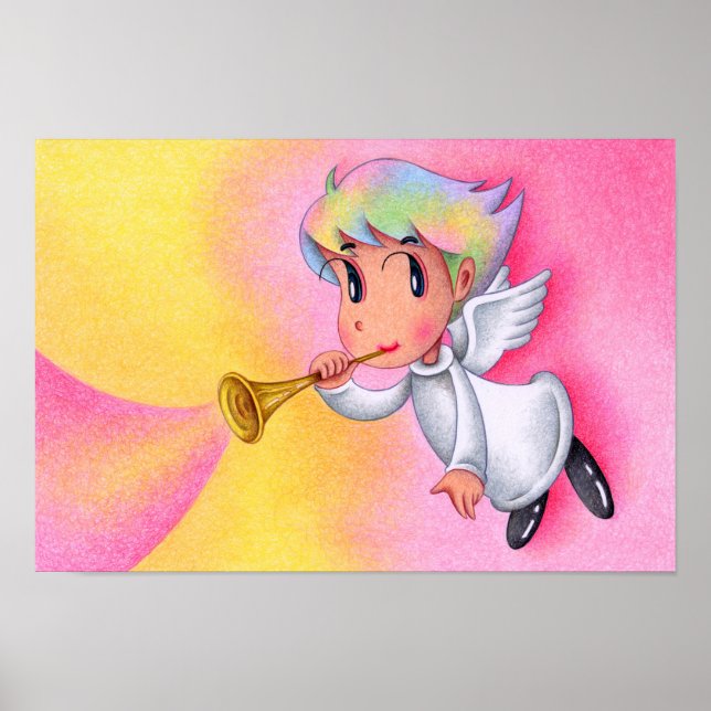 Angel's fanfare. poster (Front)