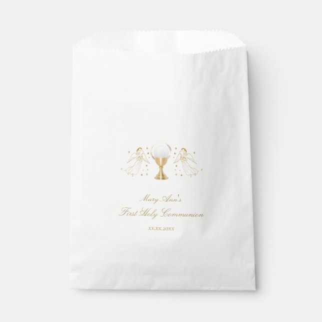 angels First Holy Communion Favour Bag (Front)