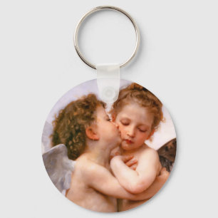 Angels First Kiss, Bouguereau Key Ring