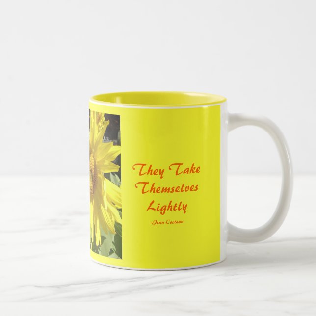 Angels FlyBecause, They TakeThems... Two-Tone Coffee Mug (Right)