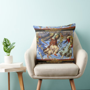 Angels From Assumption and Annunciation by Lippi Cushion