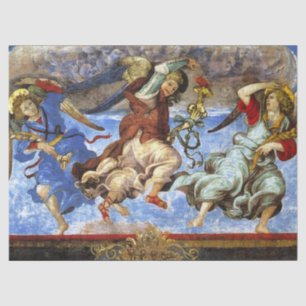 Angels From Assumption and Annunciation by Lippi Tissue Paper