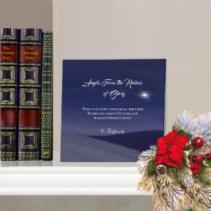 Angels From the Realms of Glory Christmas Holiday Card