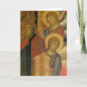 Angels from the Santa Trinita Altarpiece Holiday Card