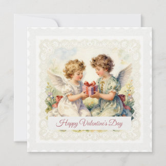Angels' Gift – Victorian-Style Valentine’s Day Holiday Card