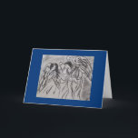 "Angels" Greeting Card<br><div class="desc">Send holiday greetings for wellness and peace,  graced by a drawing by a consumer of housing and rehabilitation services.</div>