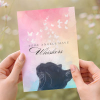 Angels Have Whiskers Rainbow Cat Loss Sympathy