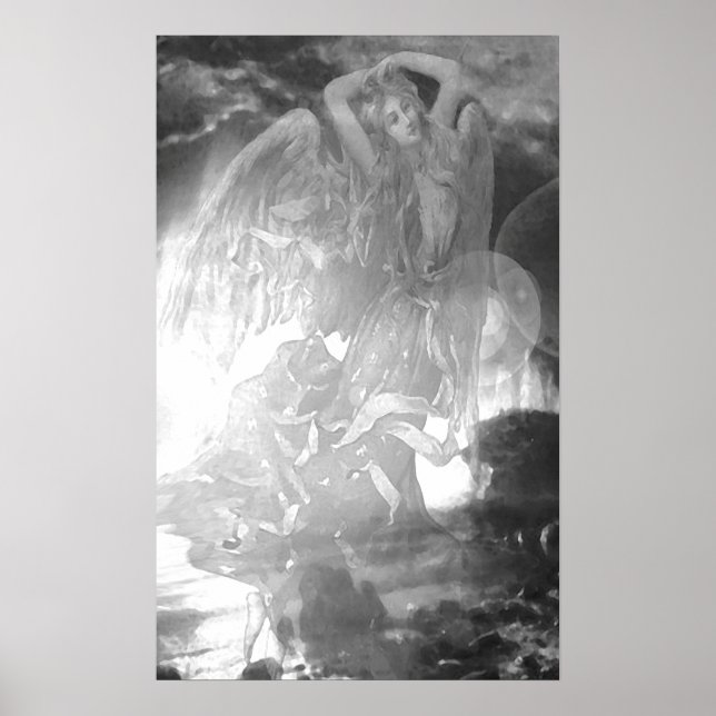 Angels in Black and White Poster (Front)