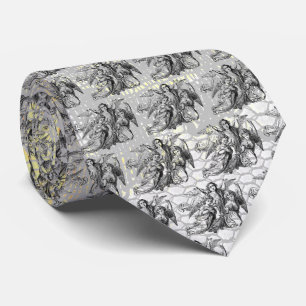 angels in black and white tie