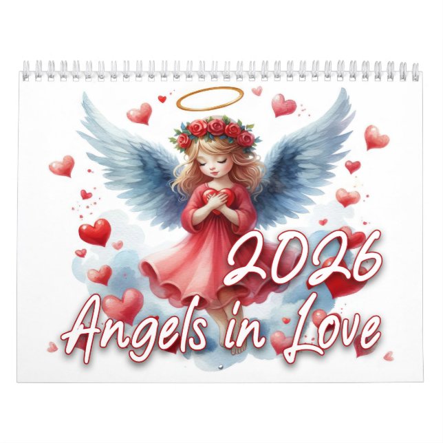 Angels in Love 2026 Calendar (Cover)