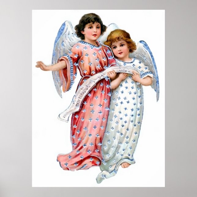 Angels In Pink And Blue  Poster (Front)