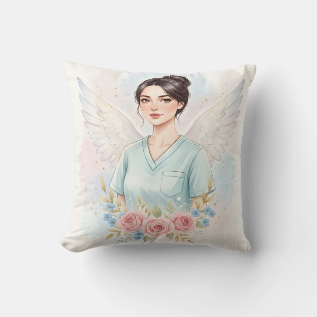Angels in Scrubs  Cushion (Front)