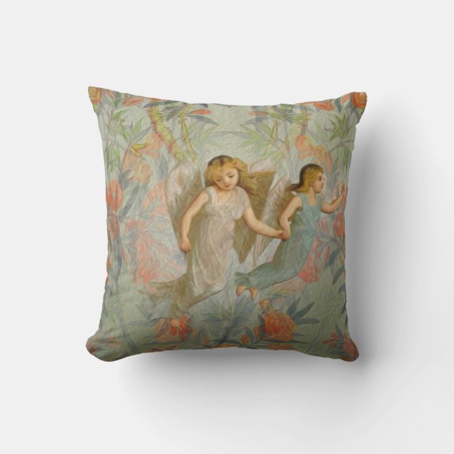 Angels in the Garden Cushion (Front)