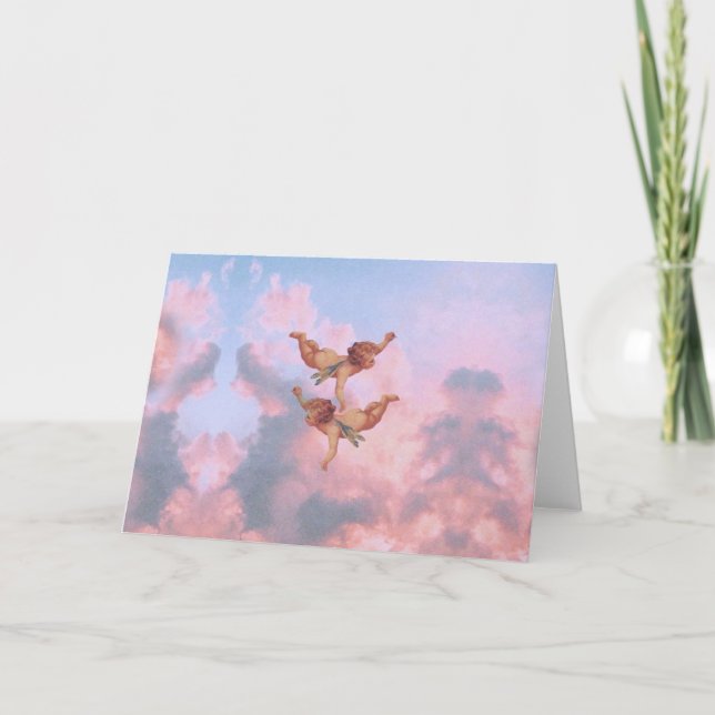 Angels in the sky card (Front)