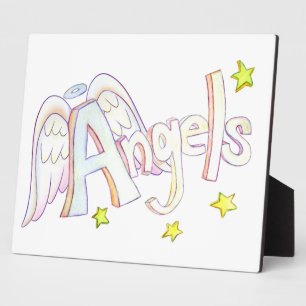 Angels Inspirational Word Painting Poem Plaque