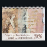 Angels Inspirations – Engel Inspirationen 2026 Calendar<br><div class="desc">Bathed in soft rose and golden tones, these angels bring beauty, grace, and gentle light. They remind us that every day holds a quiet blessing, waiting to be seen with the heart. Let their presence inspire you to walk with hope, surround yourself with beauty, and shine kindness wherever you go....</div>