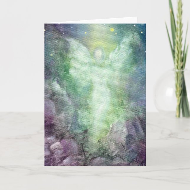 "Angel's Journey" Fine Art Greeting Card (Front)