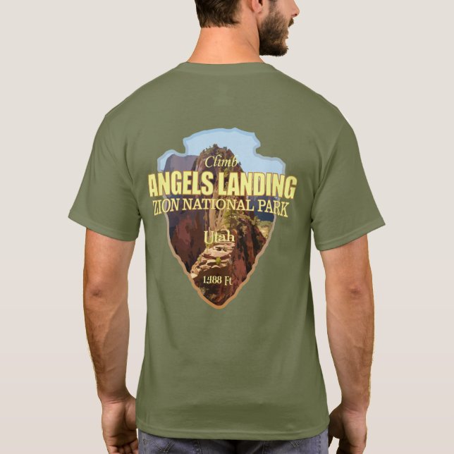 Angels Landing (arrowhead) T-Shirt (Back)