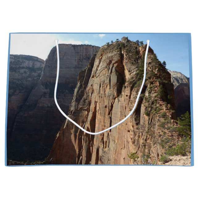 Angels Landing at Zion National Park Large Gift Bag (Front)