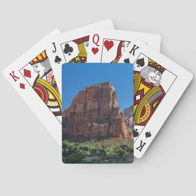 Angels Landing in Zion National Park Playing Cards (Back)