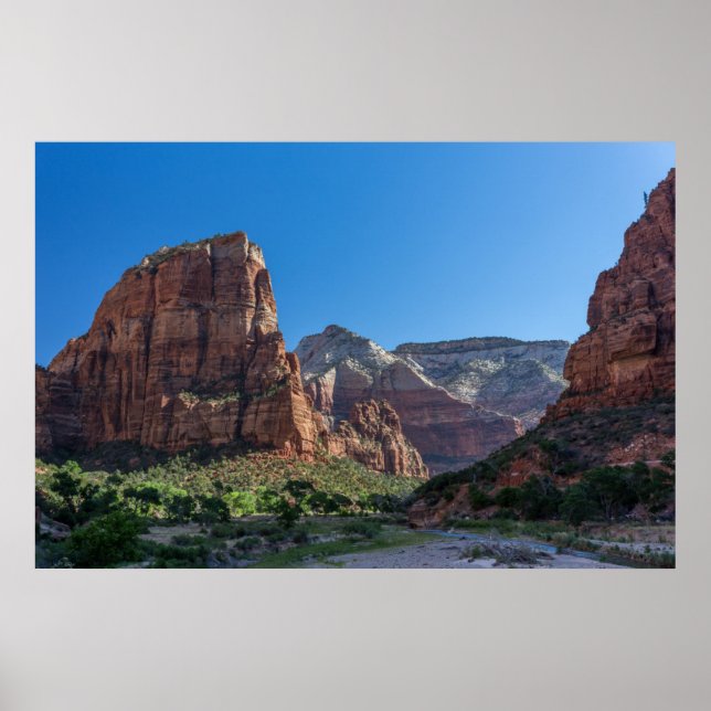 Angels Landing in Zion National Park Poster (Front)