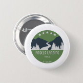 Angels Landing Trail Zion National Park 6 Cm Round Badge (Front & Back)