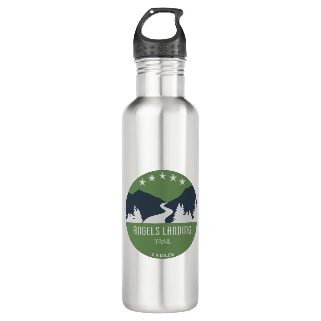 Angels Landing Trail Zion National Park 710 Ml Water Bottle (Front)