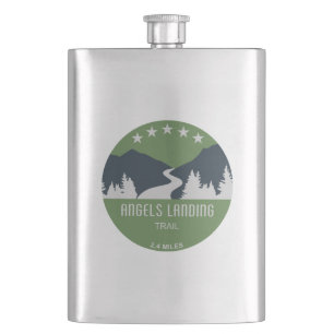 Angels Landing Trail Zion National Park Hip Flask