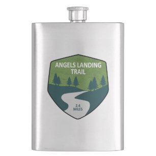 Angels Landing Trail Zion National Park Hip Flask