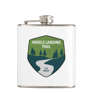 Angels Landing Trail Zion National Park Hip Flask