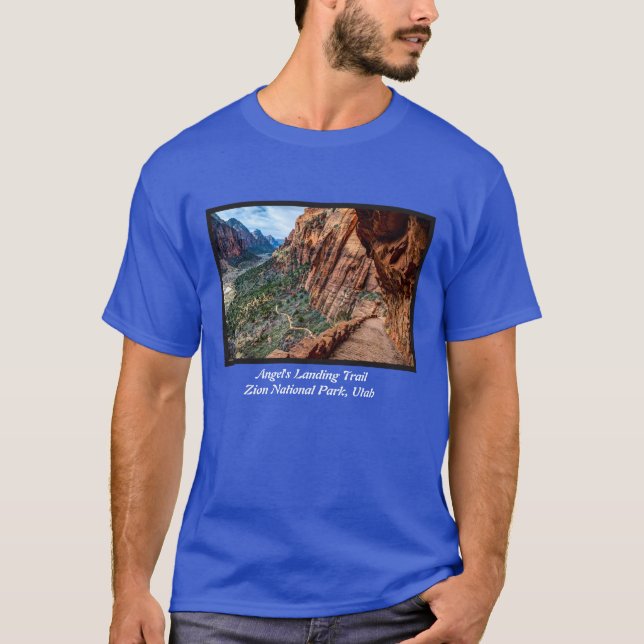 Angel's Landing Trail Zion National Park - Utah T-Shirt (Front)