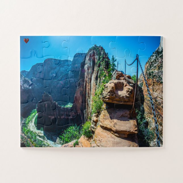 Angels Landing Utah Jigsaw Puzzle (Horizontal)