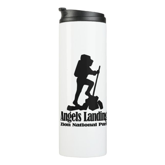 Angels Landing - Zion National Park  Thermal Tumbler (Rotated Right)