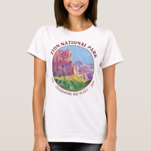 Angel's Landing Zion National Park Vacation Souven T-Shirt