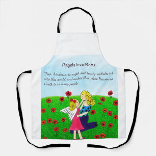 Angels Love Mum All-Over Print Apron