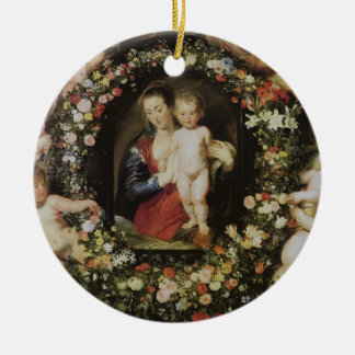 Angels Madonna and Child Rubens Fine Art Ceramic Tree Decoration