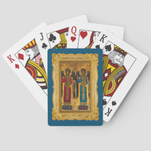 Angels Michael And Gabriel Playing Cards