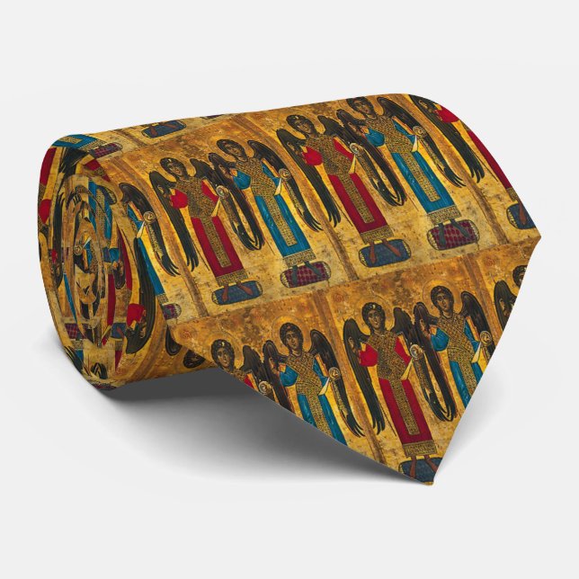 Angels Michael And Gabriel Tie (Rolled)