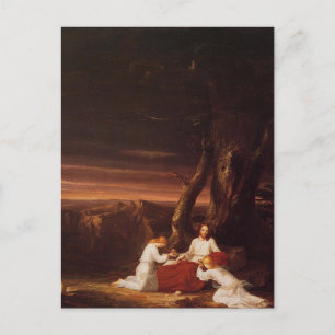 'Angels Ministering to Christ in the Wilderness' Postcard