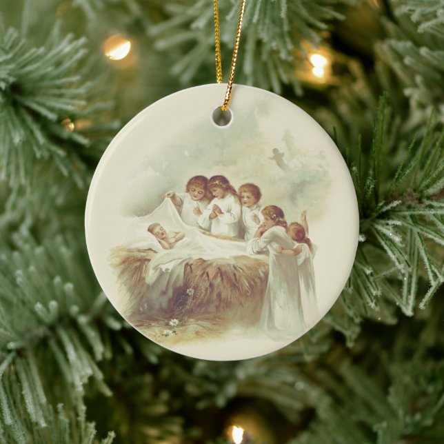 Angels of Christ Ceramic Ornament (Tree)