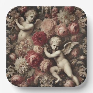 Angels of Discord – Gothic Baroque Paper Plate