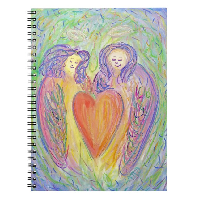 Angels of Loving Kindness Art Journal Notebook (Front)