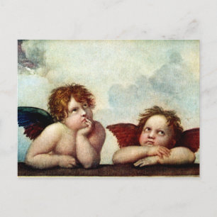Angels of the Sistene Madonna Postcard